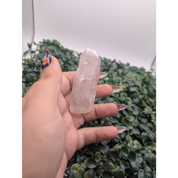 Natural enhydro Garden Quartz rare two bubbles moving sediment crystal specimen - Picture 3 of 4